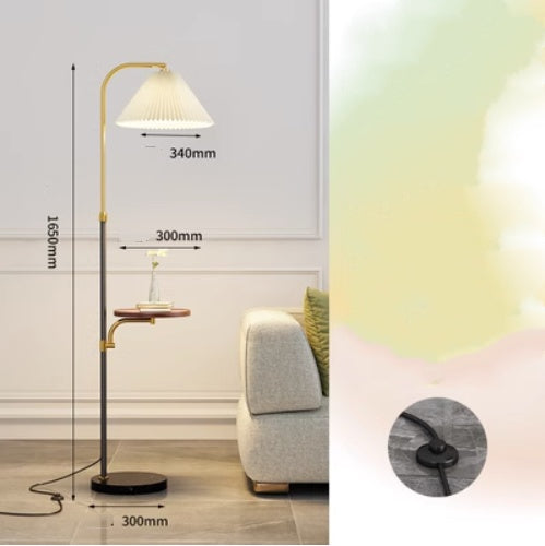 Wood Floor Sofa Lamp