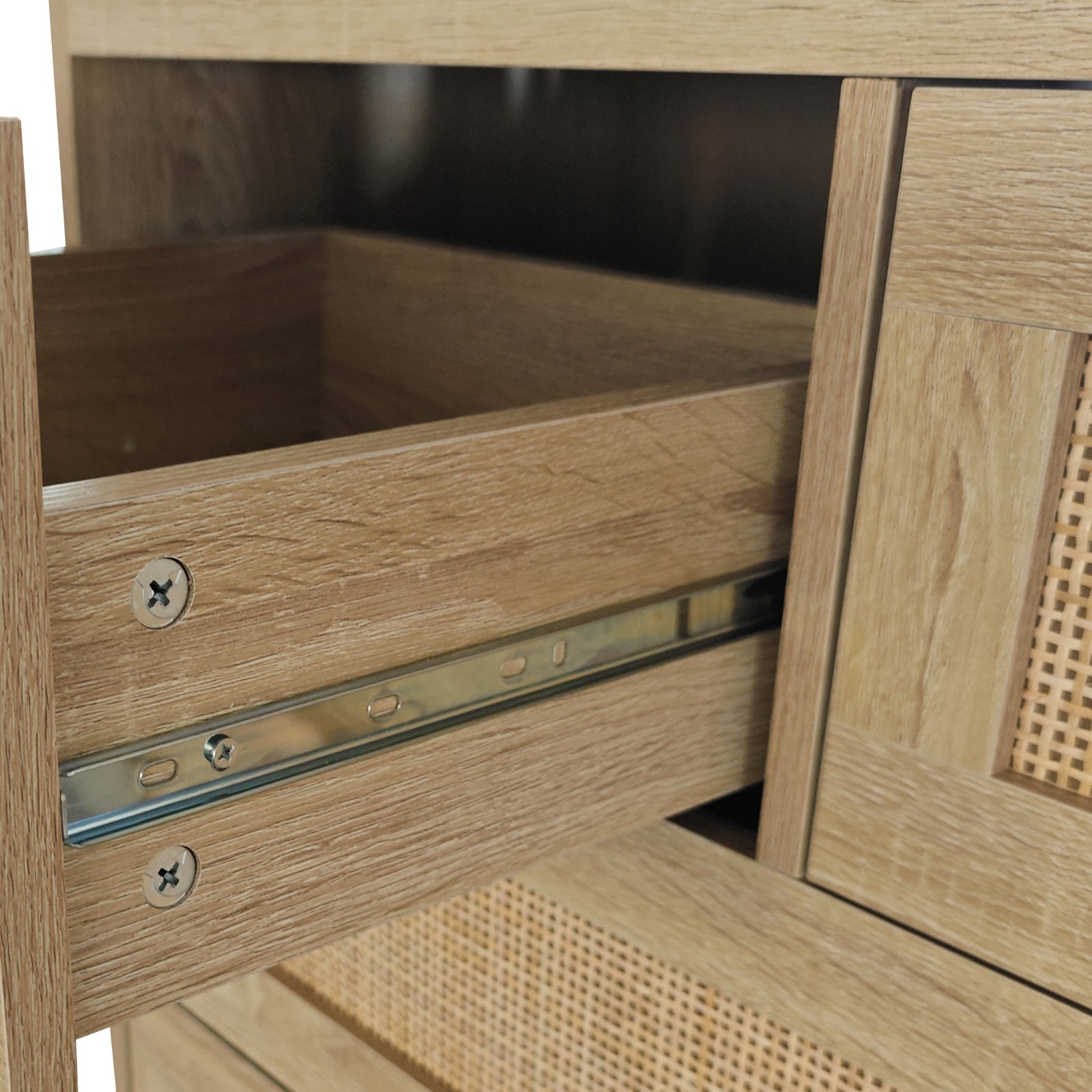 Natural Rattan Cabinet Drawers