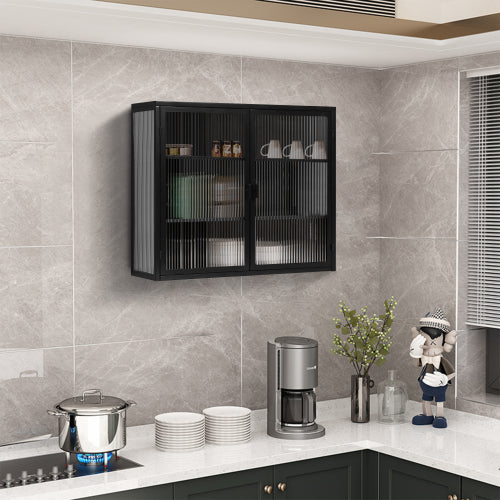 Black Metal Wall Cabinet