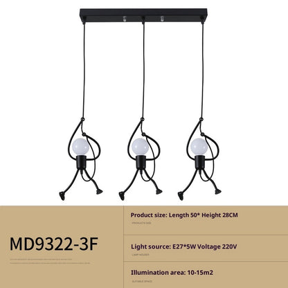 Restaurant And Cafe Clothing Store Special Decoration Small Iron Chandelier