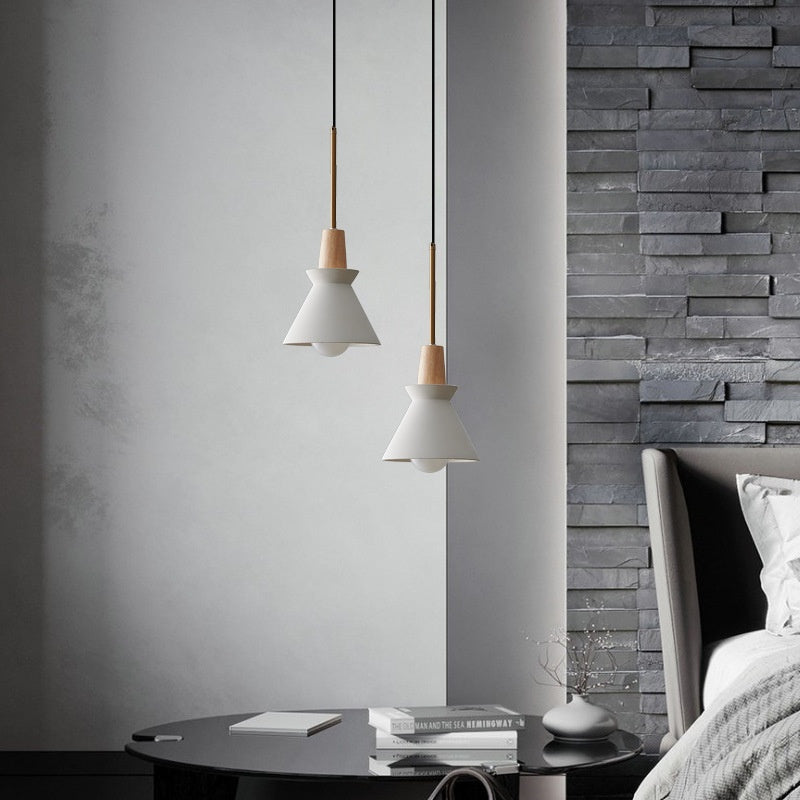 Nordic Creative Wooden Style Cement Pendant Light