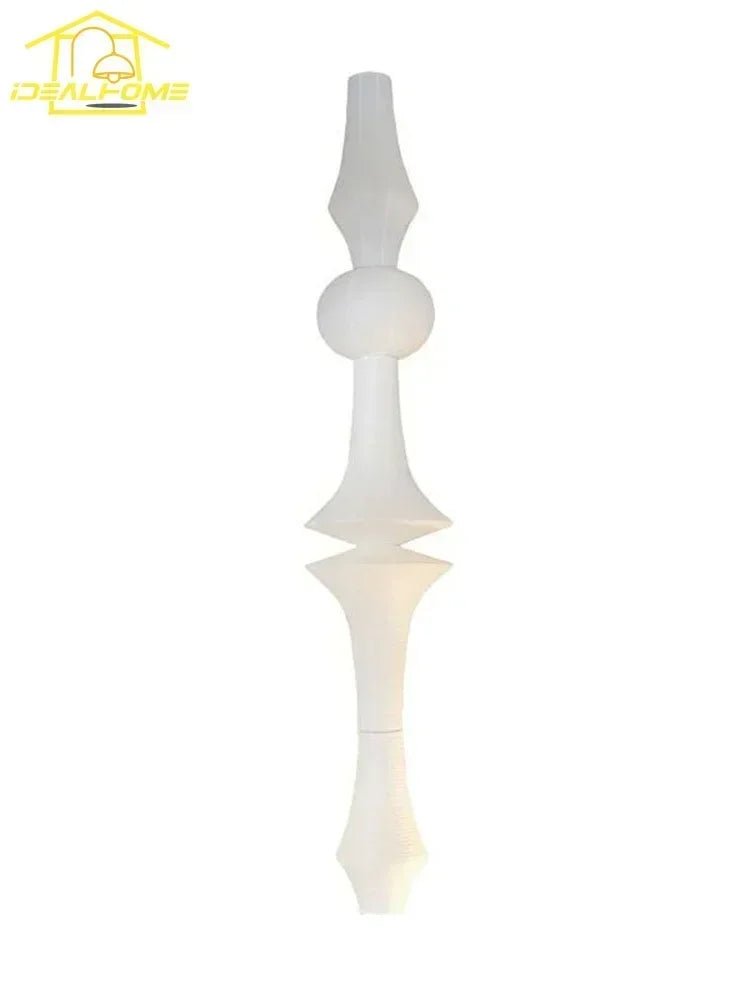 Akari-Style White Paper Wabi-Sabi Pendant Light - Decorbites