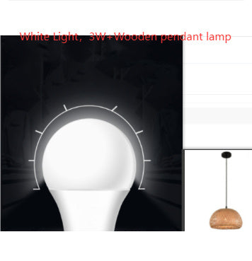 American garden bamboo woven chandelier pendant lamp with 3w white light wooden design for southeast asia restaurant