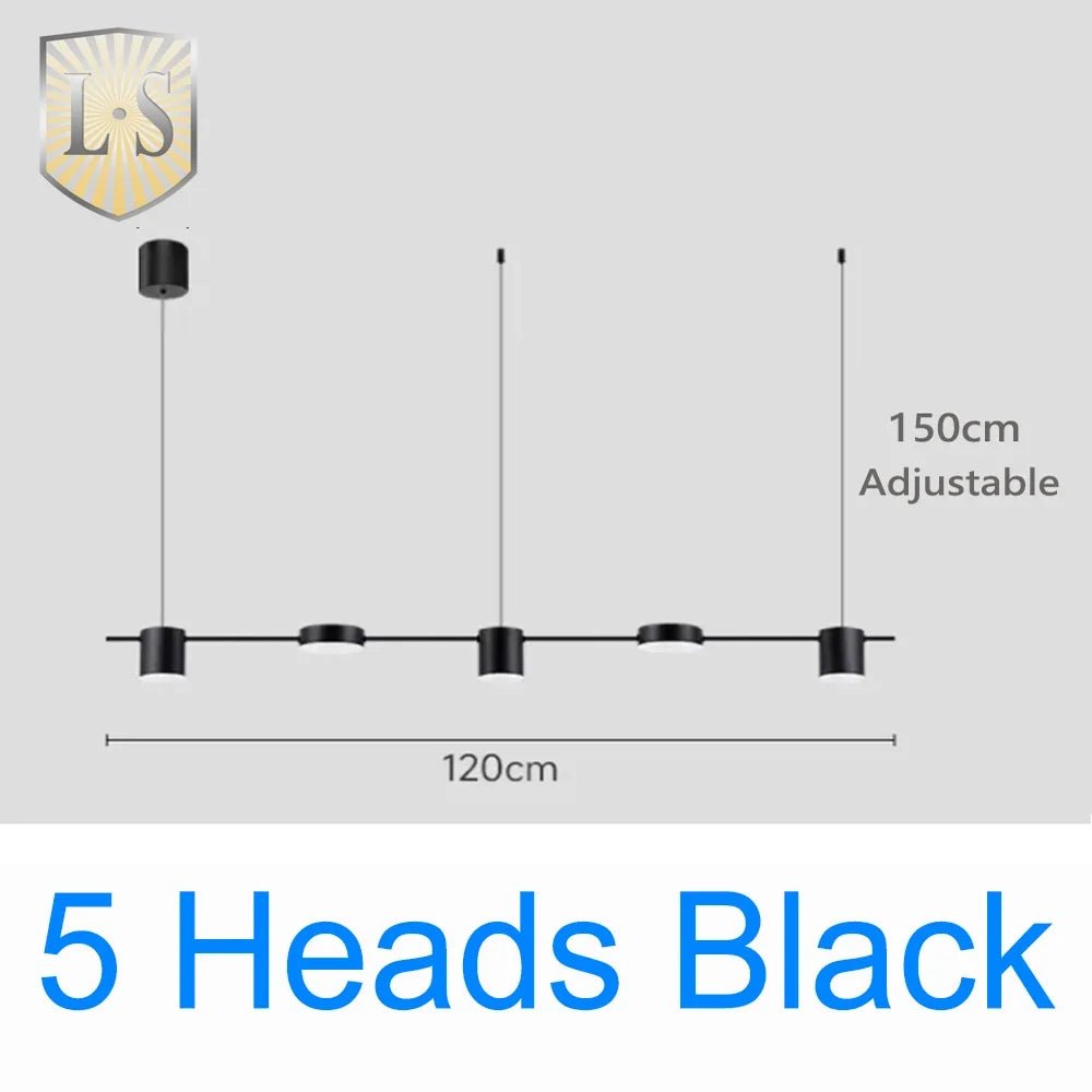 Art Deco Black and Gold LED Pendant Light - Decorbites