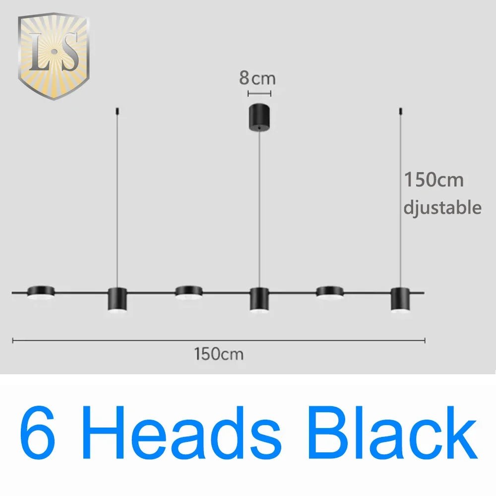 Art Deco Black and Gold LED Pendant Light - Decorbites