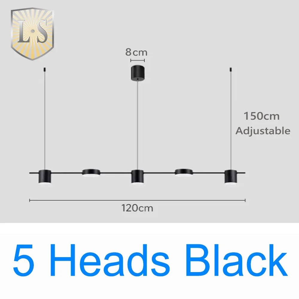 Art Deco Black and Gold LED Pendant Light - Decorbites