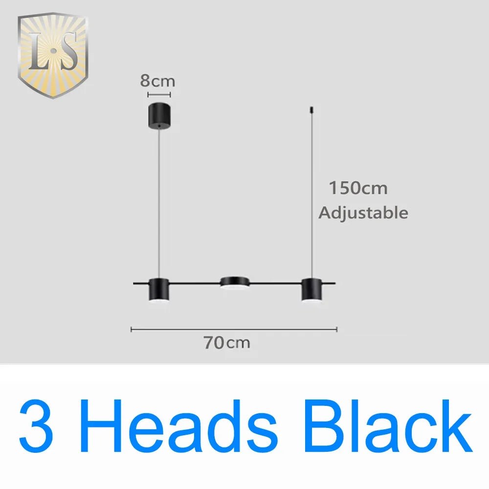 Art Deco Black and Gold LED Pendant Light - Decorbites