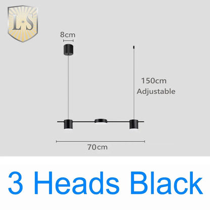 Art Deco Black and Gold LED Pendant Light - Decorbites