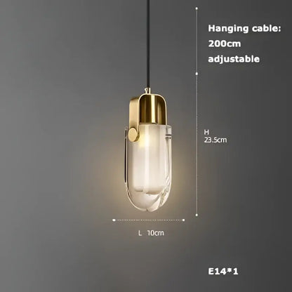 A modern art deco brass crystal led ceiling chandelier with clear glass body and gold-toned decorbites crystal led accents