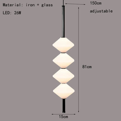 Art Deco White Glass Pendant Light With Gold Metal Wire - Decorbites