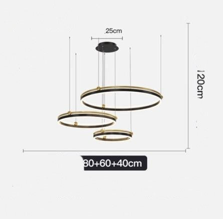 Brushed Aluminum Fish Chandelier