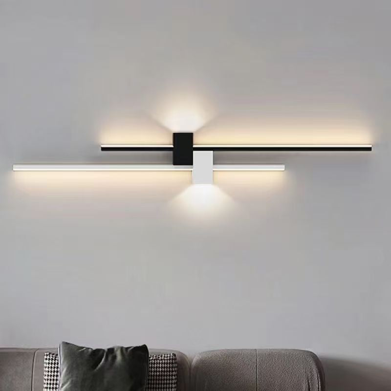 Line Wall Living Room Background Wall Bedroom Bedside Lamp