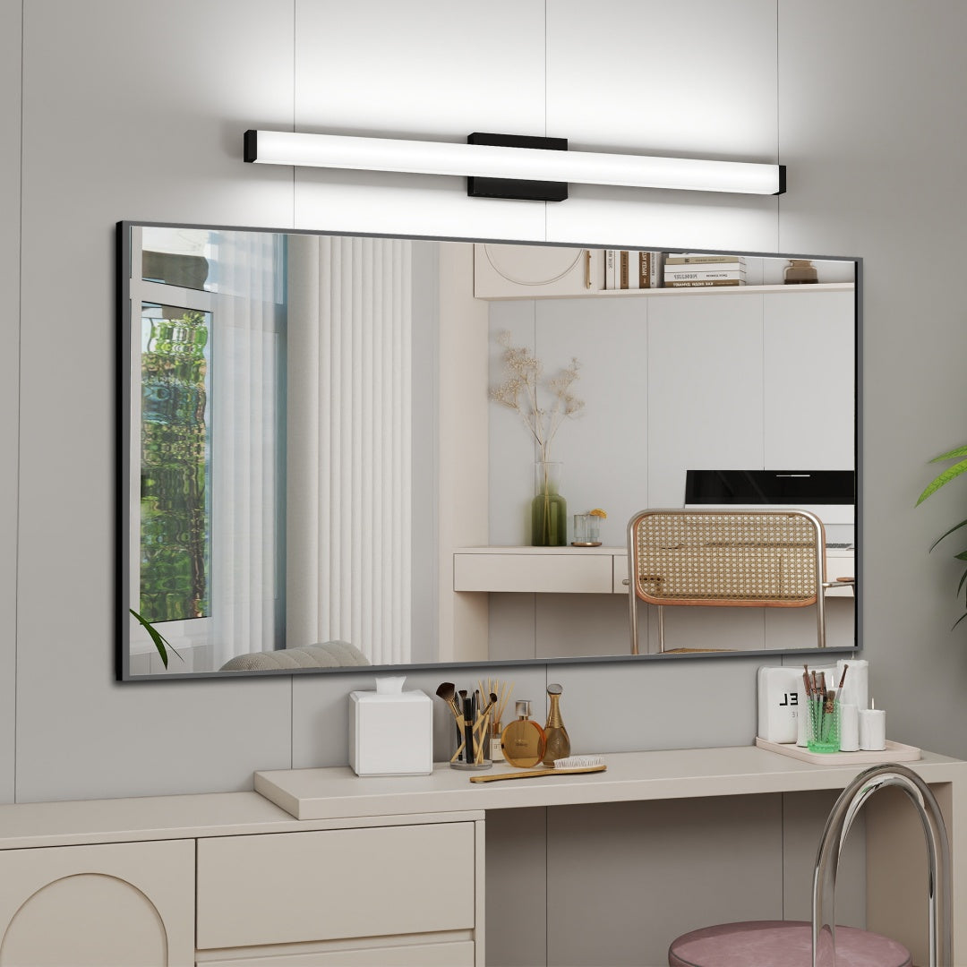 Black Modern Bathroom Light