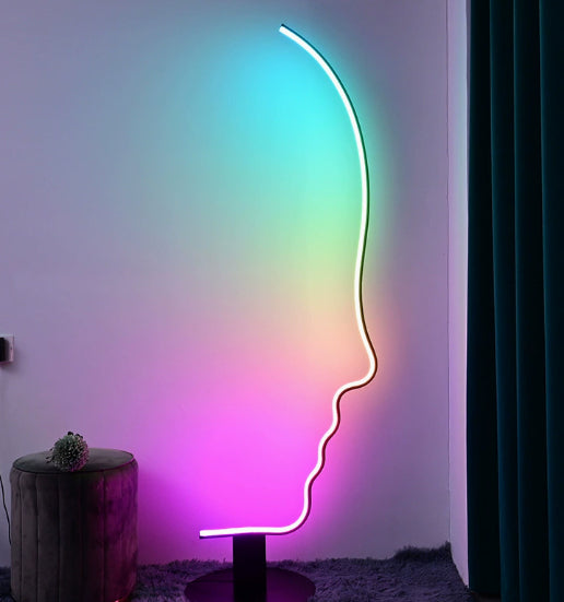 Art Face Modern Floor Lamp