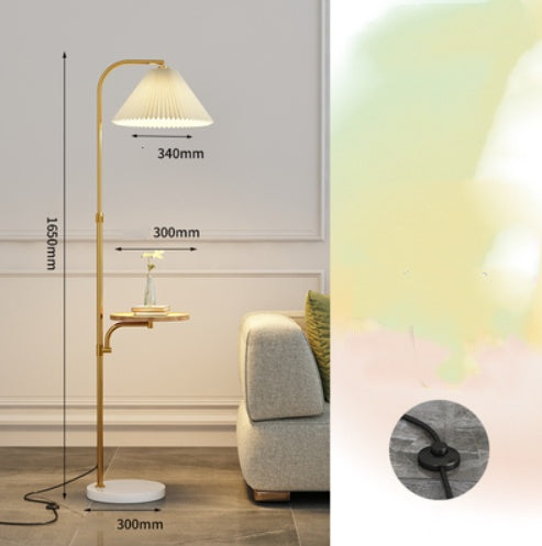 Wood Floor Sofa Lamp
