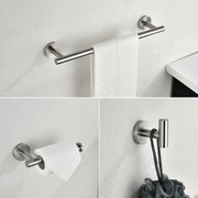 Matte Black Towel Rack Set