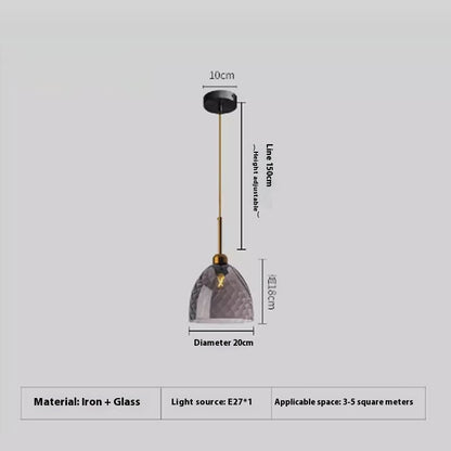 Internet Hot Glass Chandelier Living Room Bedroom