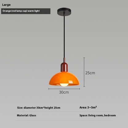 Antique Chandelier Restaurant Simple Modern Bauhaus Creative Glass Retro