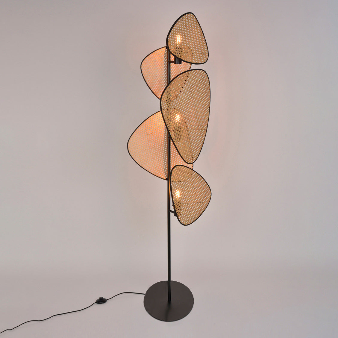 Bamboo Japanese Floor Lamp