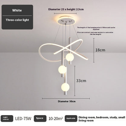 Lollipop Chandelier Bedroom Light Home Indoor Chandelier Pendant Lamp