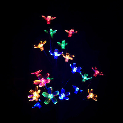 Solar Floor Outlet Cherry Blossom Street Lamp