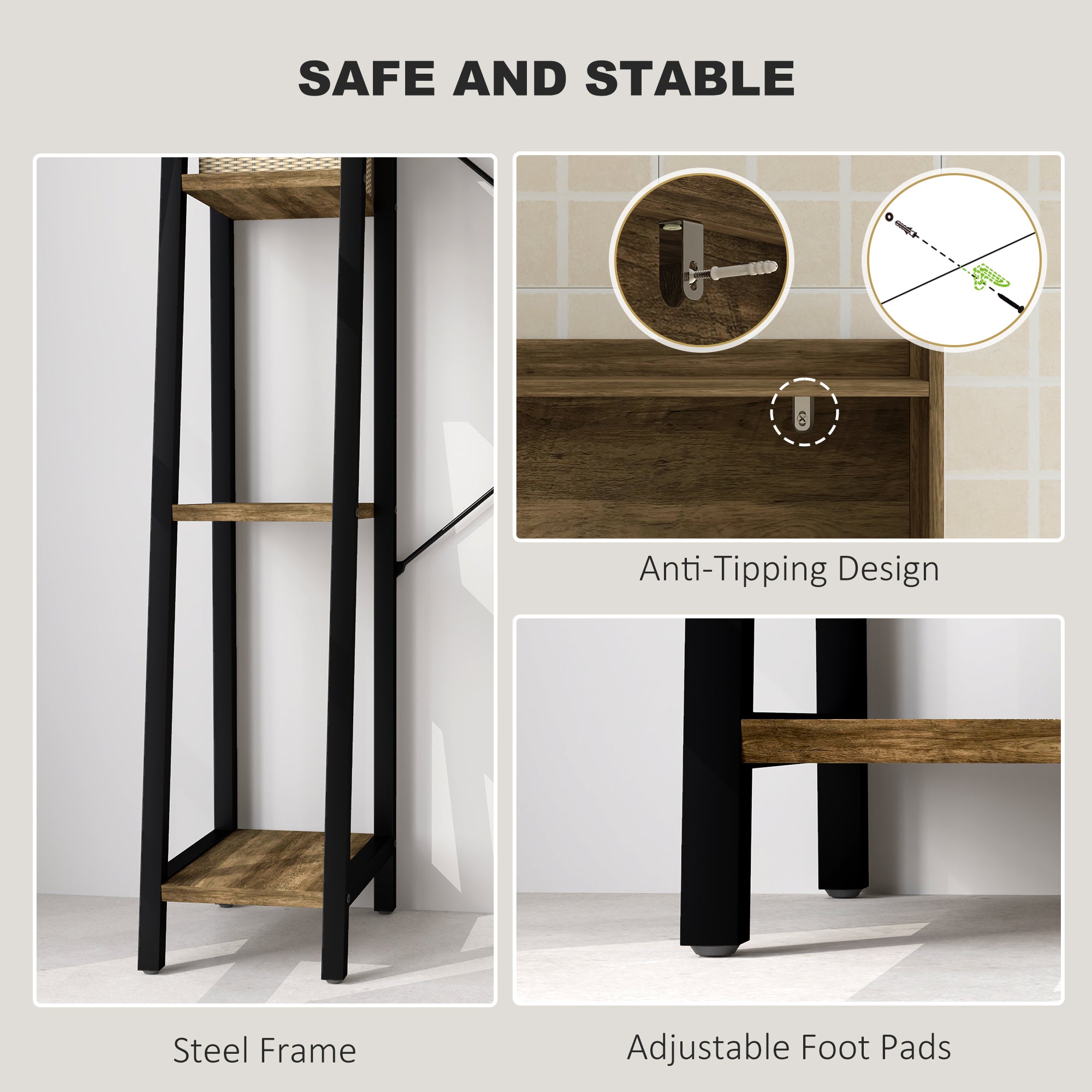 Rustic Steel Storage Cabinet