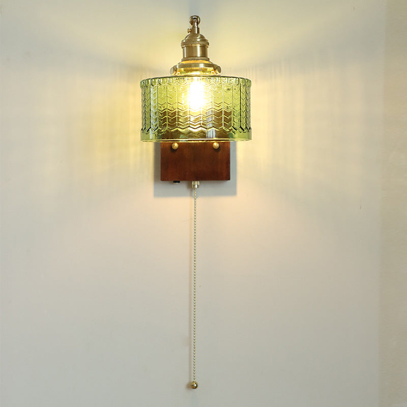 American Retro Wall Lamp Living Room Wall Light Bulb