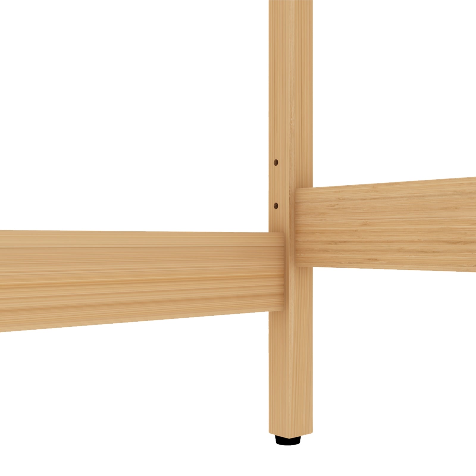 Bamboo Space-Saving Storage Rack