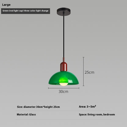 Antique Chandelier Restaurant Simple Modern Bauhaus Creative Glass Retro