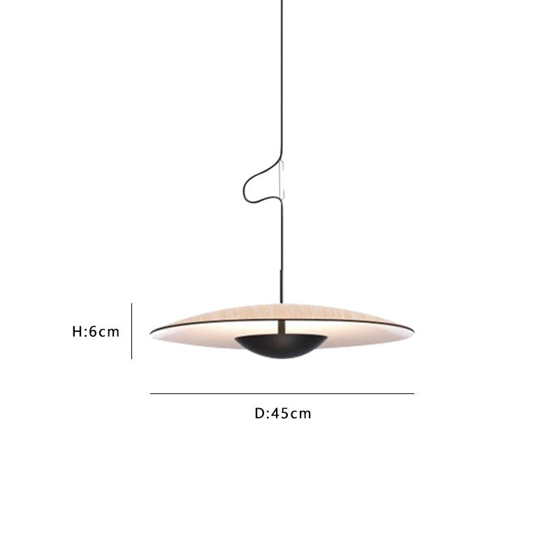 Nordic Simple Creative Restaurant UFO Chandelier Living Room Designer Sample Room Lamps