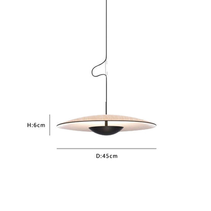 Nordic Simple Creative Restaurant UFO Chandelier Living Room Designer Sample Room Lamps