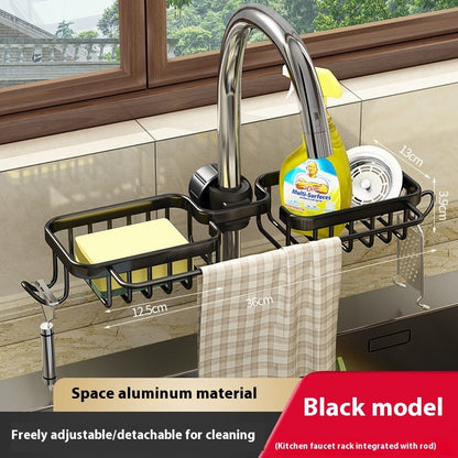 Kitchen Faucet Scullery Multifunctional Storage Rack