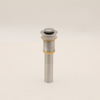 Brushed Nickel Stainless Steel Undermount Bathroom Sink With Pop-Up Drain, Easy To Clean, Durable, Noise-Reducing