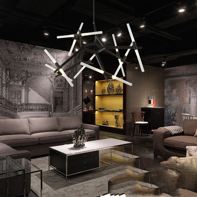 Nordic Iron Branch Chandelier