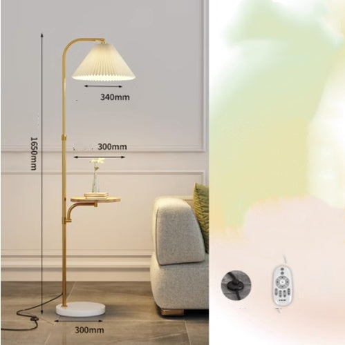 Wood Floor Sofa Lamp