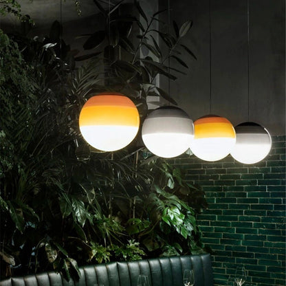 Nordic Minimalist Colorful Glass Chandelier