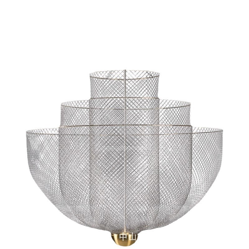 Nordic Iron Mesh Personality Shape Light And Shadow Chandelier