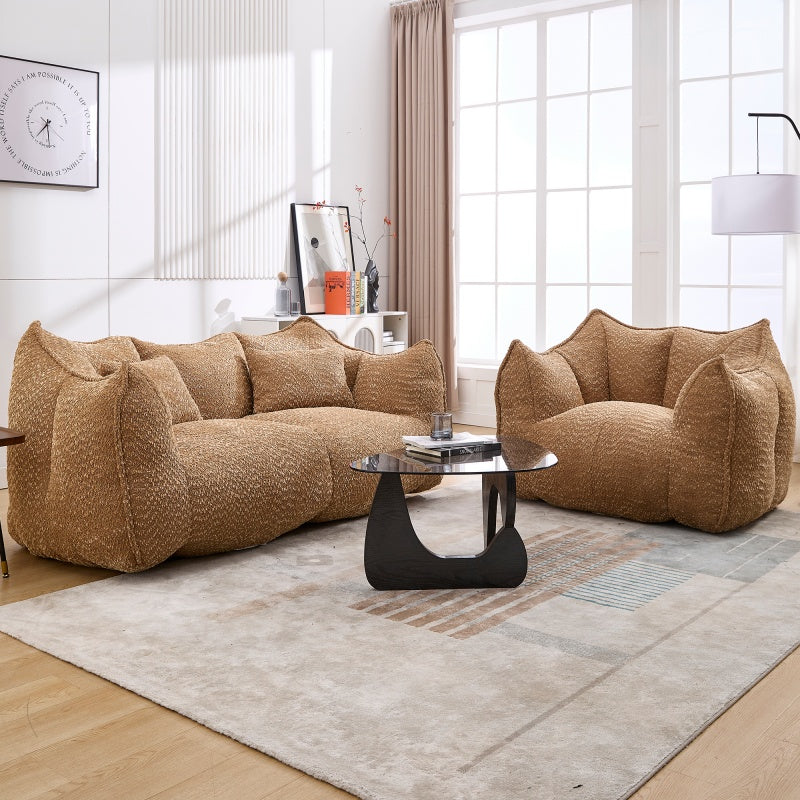 Boucle Bean Bag Chair