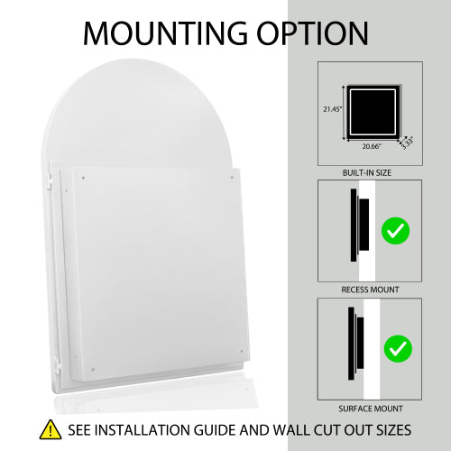 Recessed Bathroom Cabinet