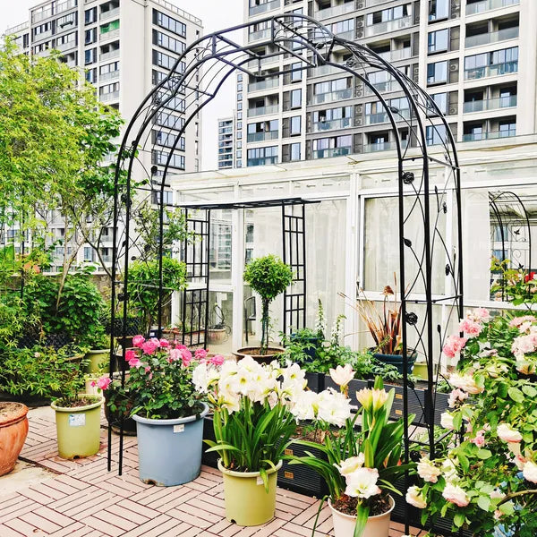 Tall Metal Garden Arbor