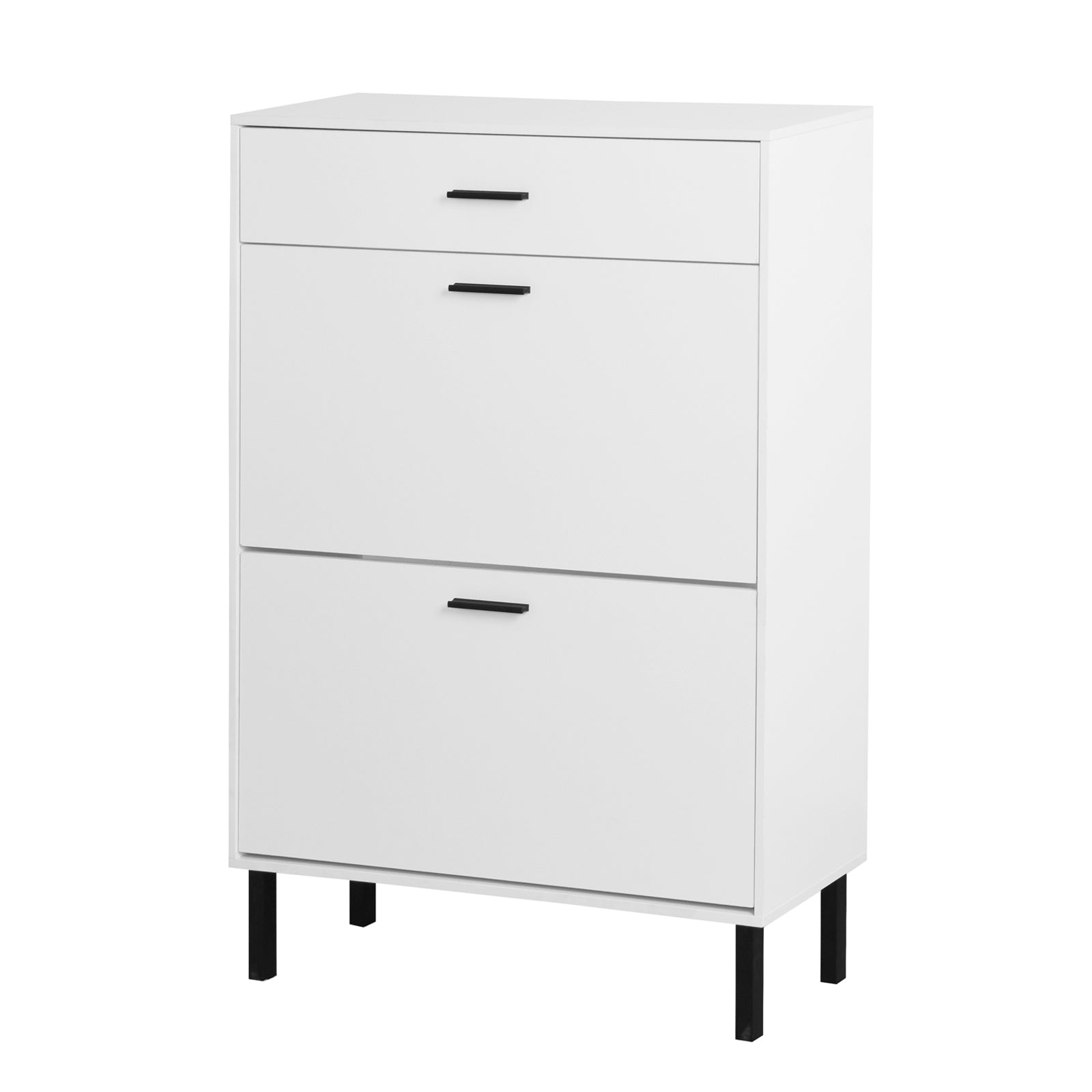 White Shoe Cabinet Organizer