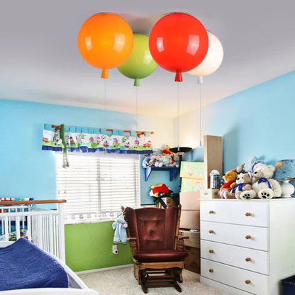 Balloon Acrylic Metal Pendant Light for Children's Rooms - Decorbites