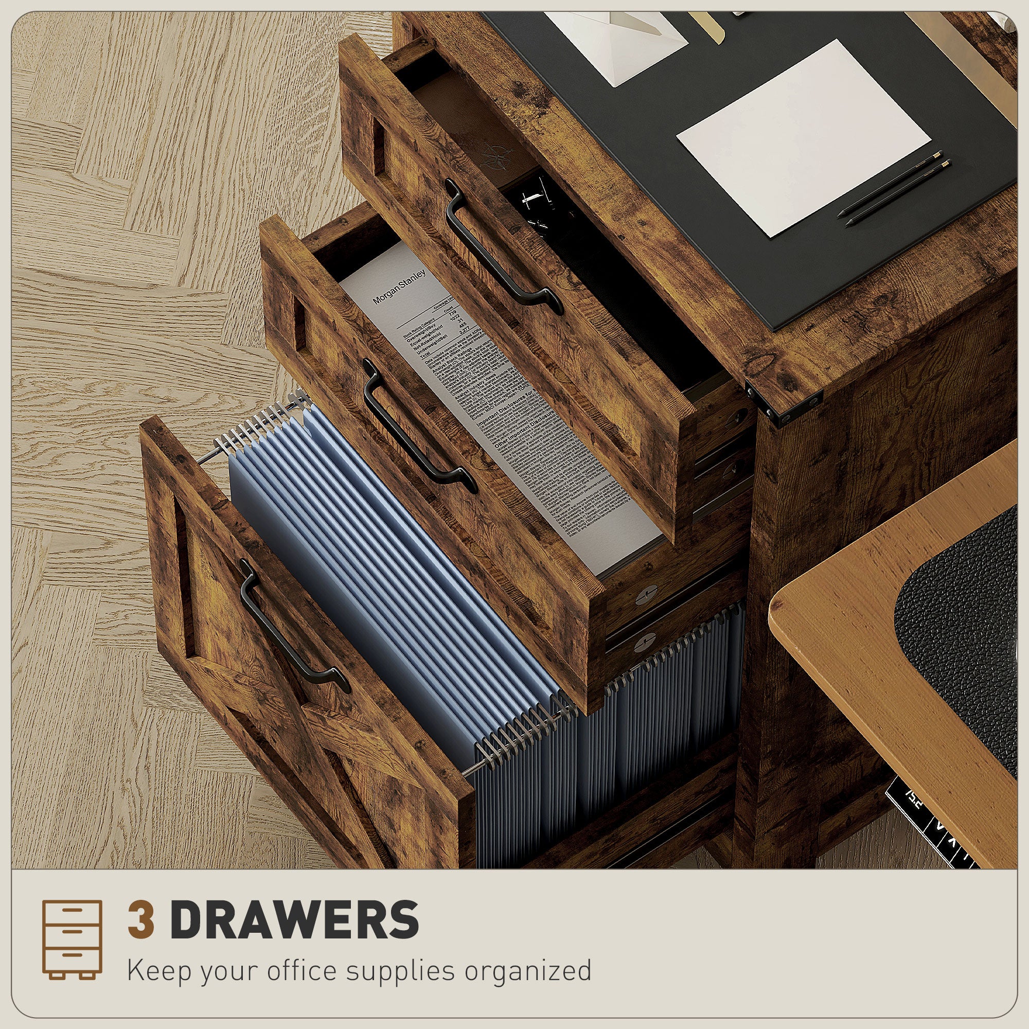 Rustic Farmhouse File Cabinet