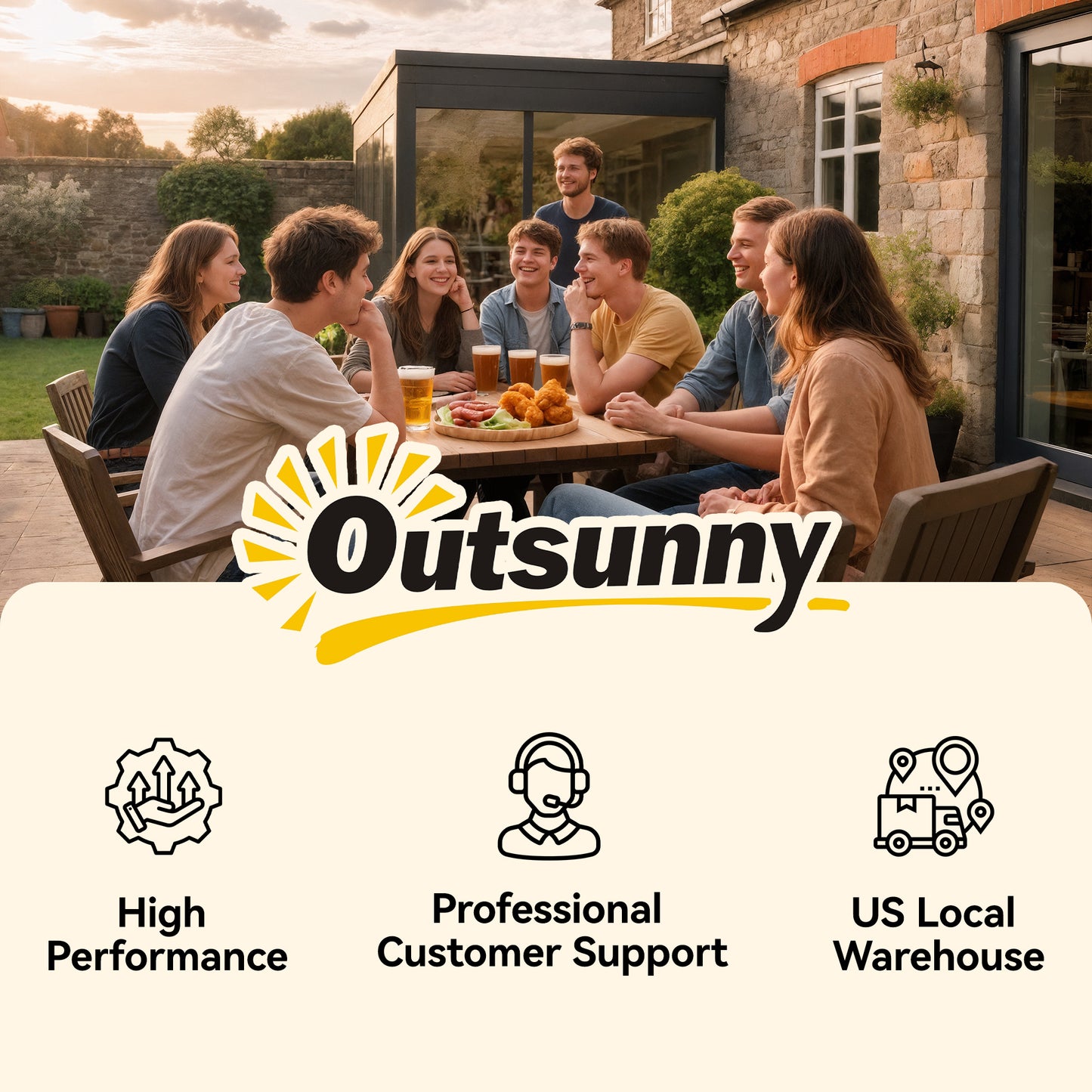 6' Portable Picnic Table and Bench Set