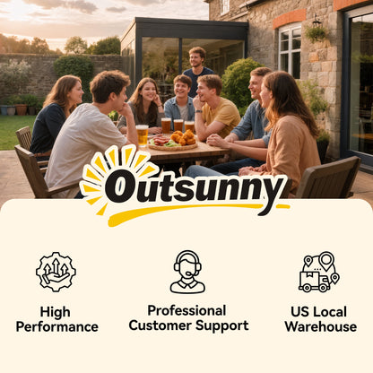 6' Portable Picnic Table and Bench Set