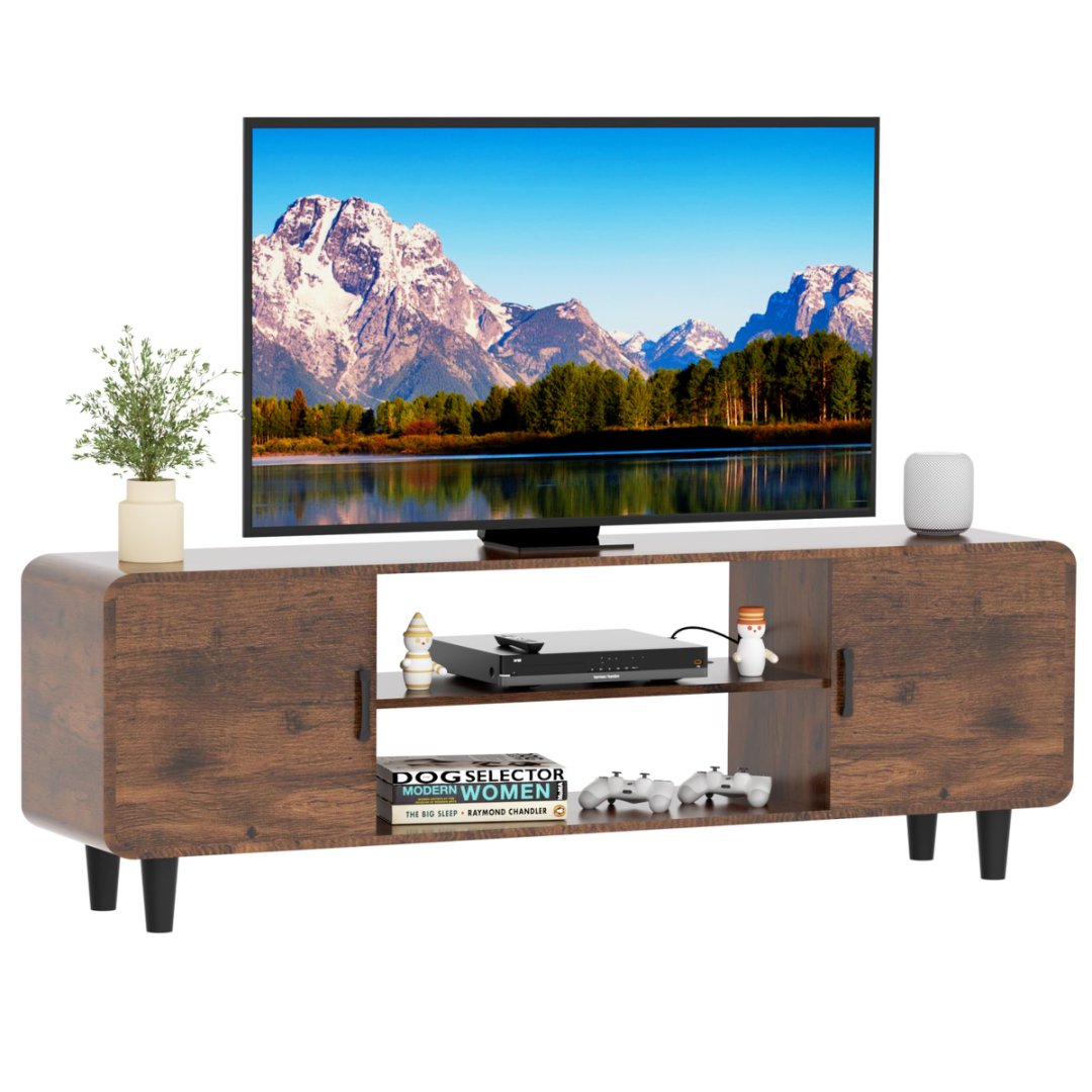 Rustic Brown TV Console