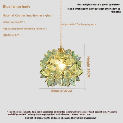 Stained Glass Chandelier Hanging Line Lamp