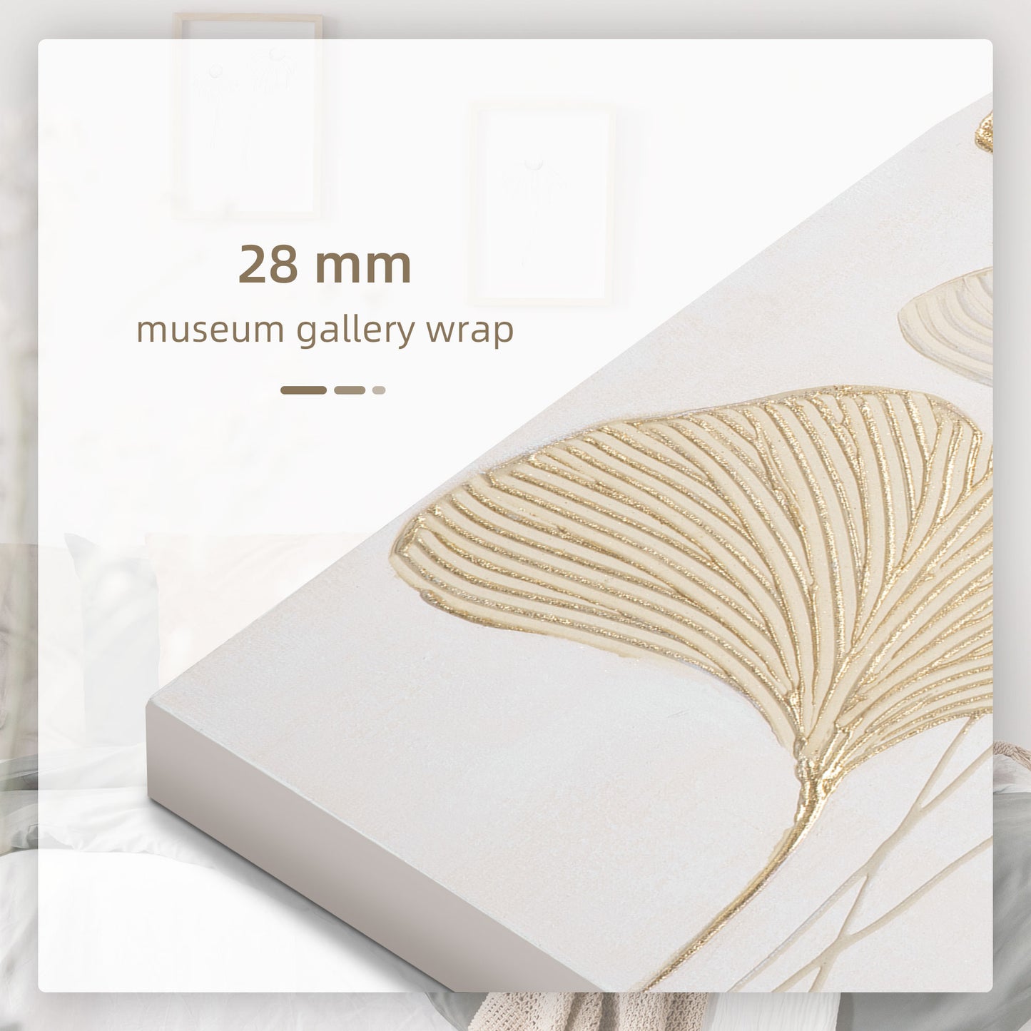 Hand-Painted Canvas Wall Art for Living Room Bedroom