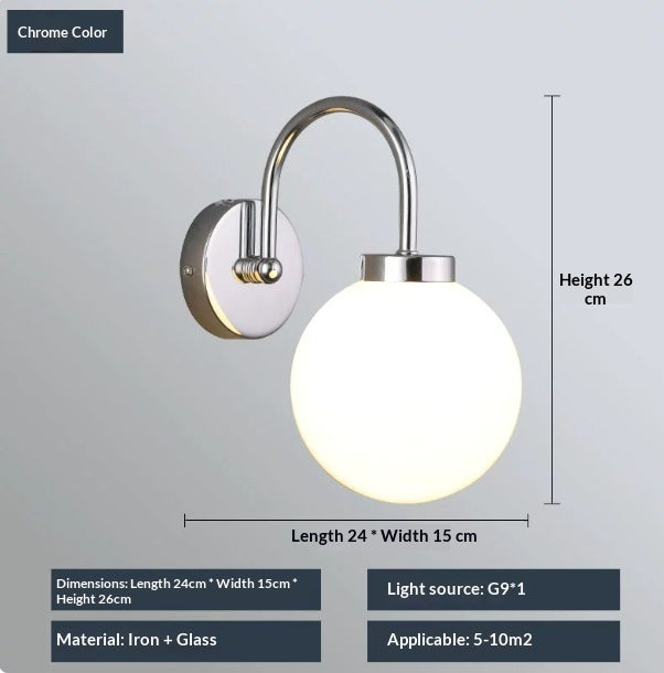 Nordic Wabi-Sabi Style Bedroom Magic Bean Lamp