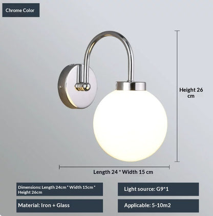 Nordic Wabi-Sabi Style Bedroom Magic Bean Lamp